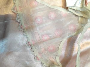 Floral Thong Panty with Bow