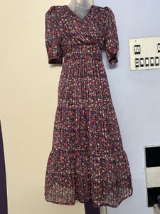Pintrest Floral Long Dress