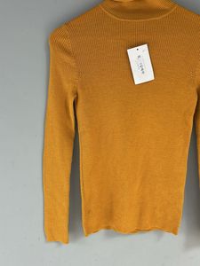 Mustard Turtleneck Long Sleeve Sweater