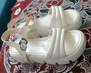 White Platform Sandals