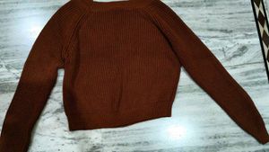 Brown Knit Sweater