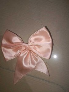 Peach Hair Bow