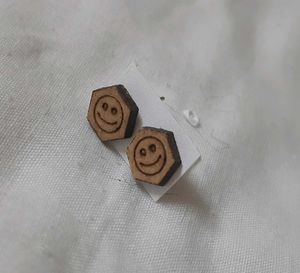 Handmade Wooden Earring
