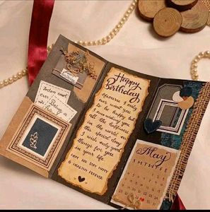 Vintage Best Wishes Card!