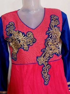 Long Gown With Dupatta And Pant
