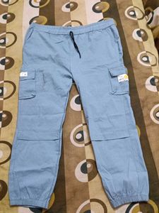 Light Blue Cargo Pants