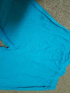 Blue Plazzo Kurta