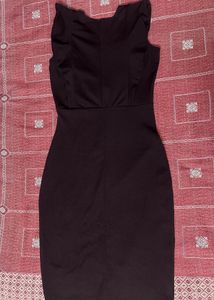 Burgundy Sheath Dress