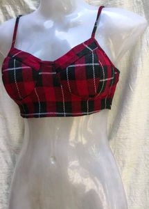 SEXY PLAID CORSET