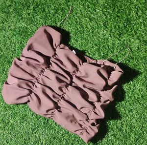Pink Pearl Ruched Top