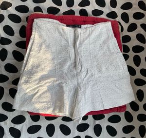 Zara Women White Shorts