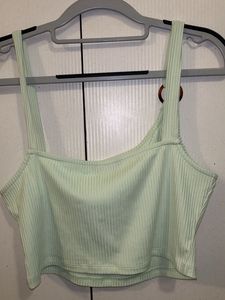 Light Green Strap Top