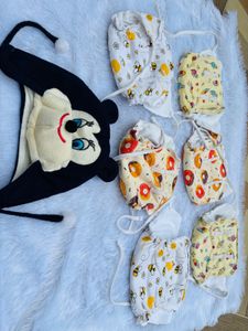 Baby Clth Diapers (get Wollen Cap Free)