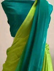 Elegant Green Saree