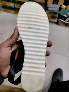 Chic Black Chain Sandals Export(41 size only)