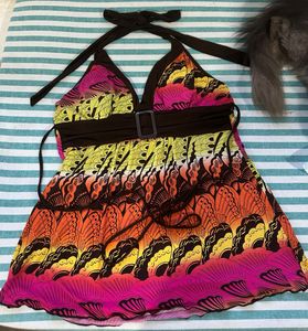 Colorful Halter Top