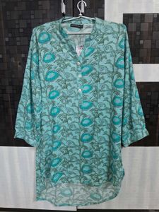 Floral Print Tunic Top