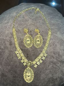 Turkey Design One Gram Gold Necklace Set