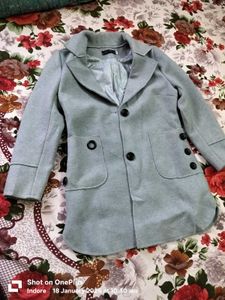 Chic Light Blue Coat