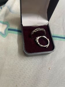 Elegant Silver Ring with CZ Accents