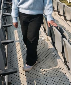 straight black jeans