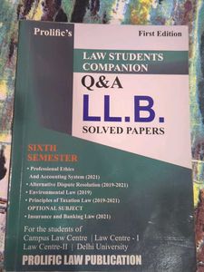 LLB Solved Papers