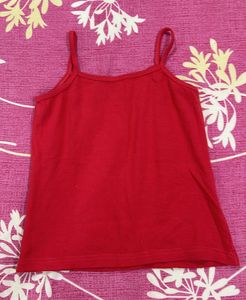 Multicolour Netted Back with Red Inner Top