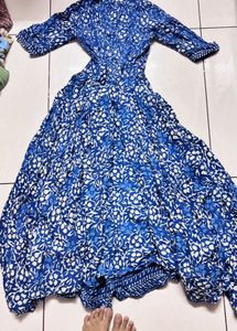 full long blue Drees /