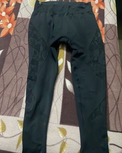 Decathlon Floral Print Black Leggings