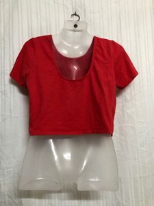 Edition Red Short Sleeve Top
