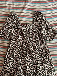 Floral Print Mini Dress