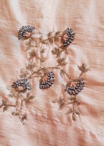 stone work saree with blouse