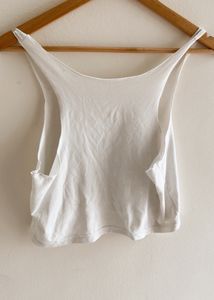 Icecream Print Oversize Crop Top