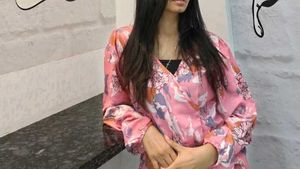 Korean Style Pink Dress