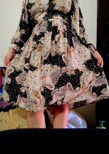 Party Wear Western Floral Frock Dress For Women