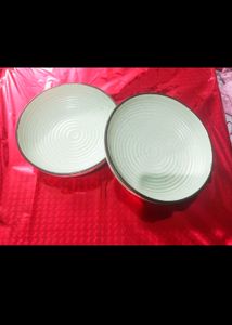 Combo Of 3 Mugs + 2 Deep Plates + Two Bronze Plat