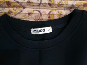 Wollen Black Midi Dress