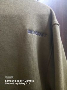 Olive Green Graphic Sweatshirt