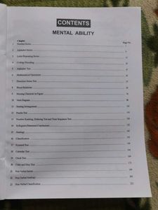 Class X Mental Ability Book