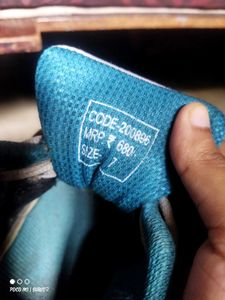 Blue &amp; White Athletic Sneakers