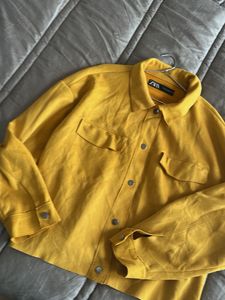 Zara Yellow  Oversized Jacket