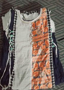Elegant Printed Kurta with leging