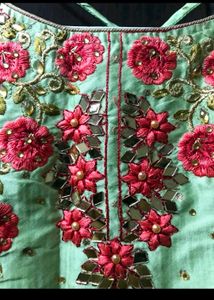 Green Silk Gown