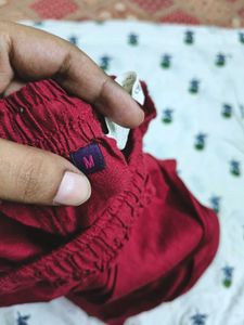 Srishti Pure Cotton Reddish Maroon Chudidar Salwar