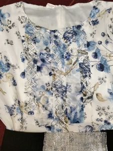 Floral Print Ethnic Skirt