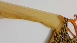 Elegant Girls' Mustard Dress