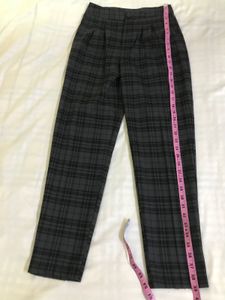 Forever21 Plaid Trousers Waist 28