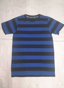 Striped Bluemedium(M) size T-Shirt