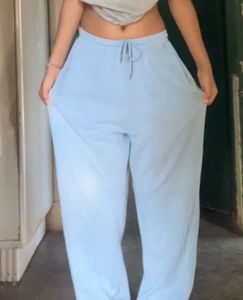 Blue Velvet Joggers