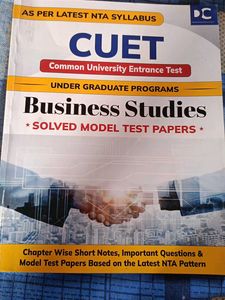 CUET Business Studies Book - Solved Model Papers